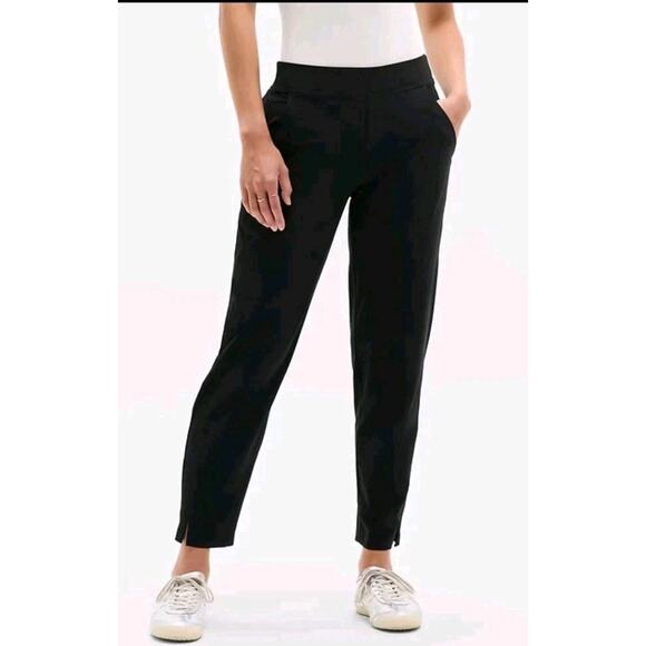 Athleta Pants - Athleta Brooklyn Ankle Pant Black Minimalist Gorpcore Tapered Trousers Women 2P